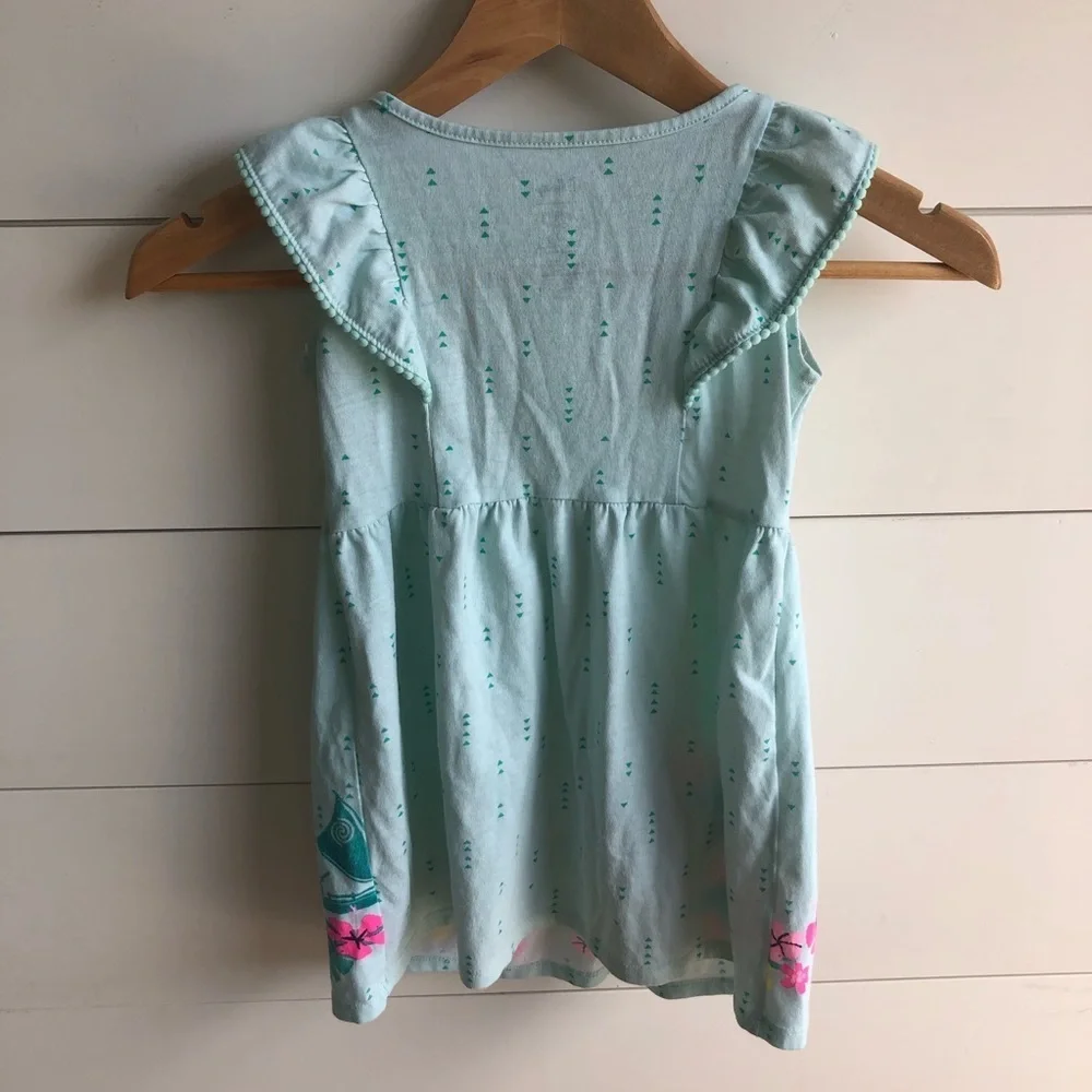 DISNEY Moana Tee with Ruffle Sleeves Size 4T